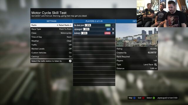GTA 5 Gameplay HARDEST MOTORCYCLE RACE EVER - Inside Gaming